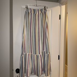From Evereve. Roan and Ryan striped long skirt